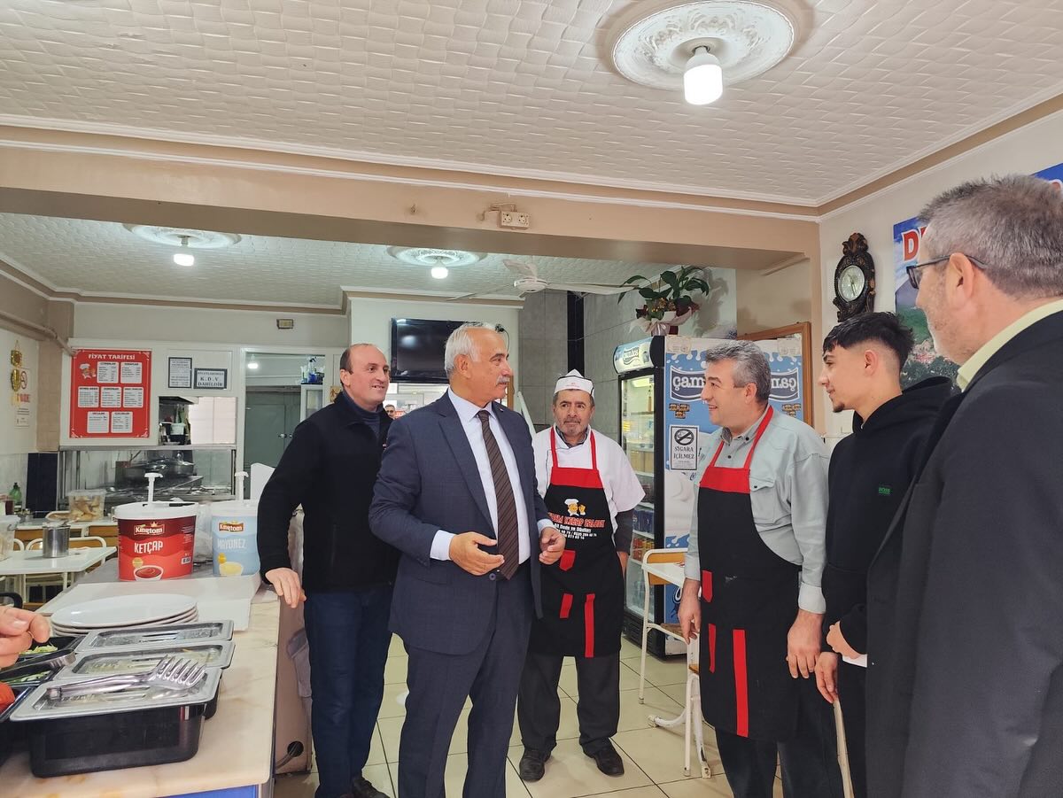 Çizikci ve Demirci'den esnaf ziyareti