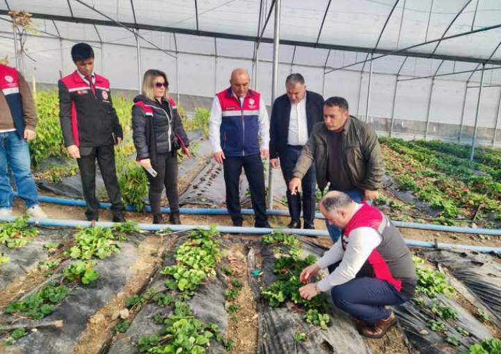 Organik tarıma destek ziyareti