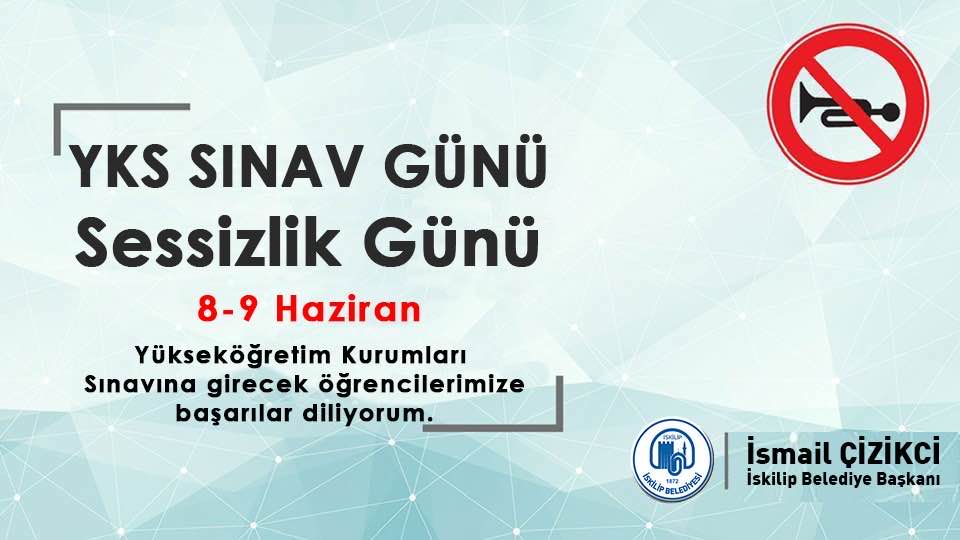 Başkan Çizikci sınava girecek öğrencilere başarı diledi