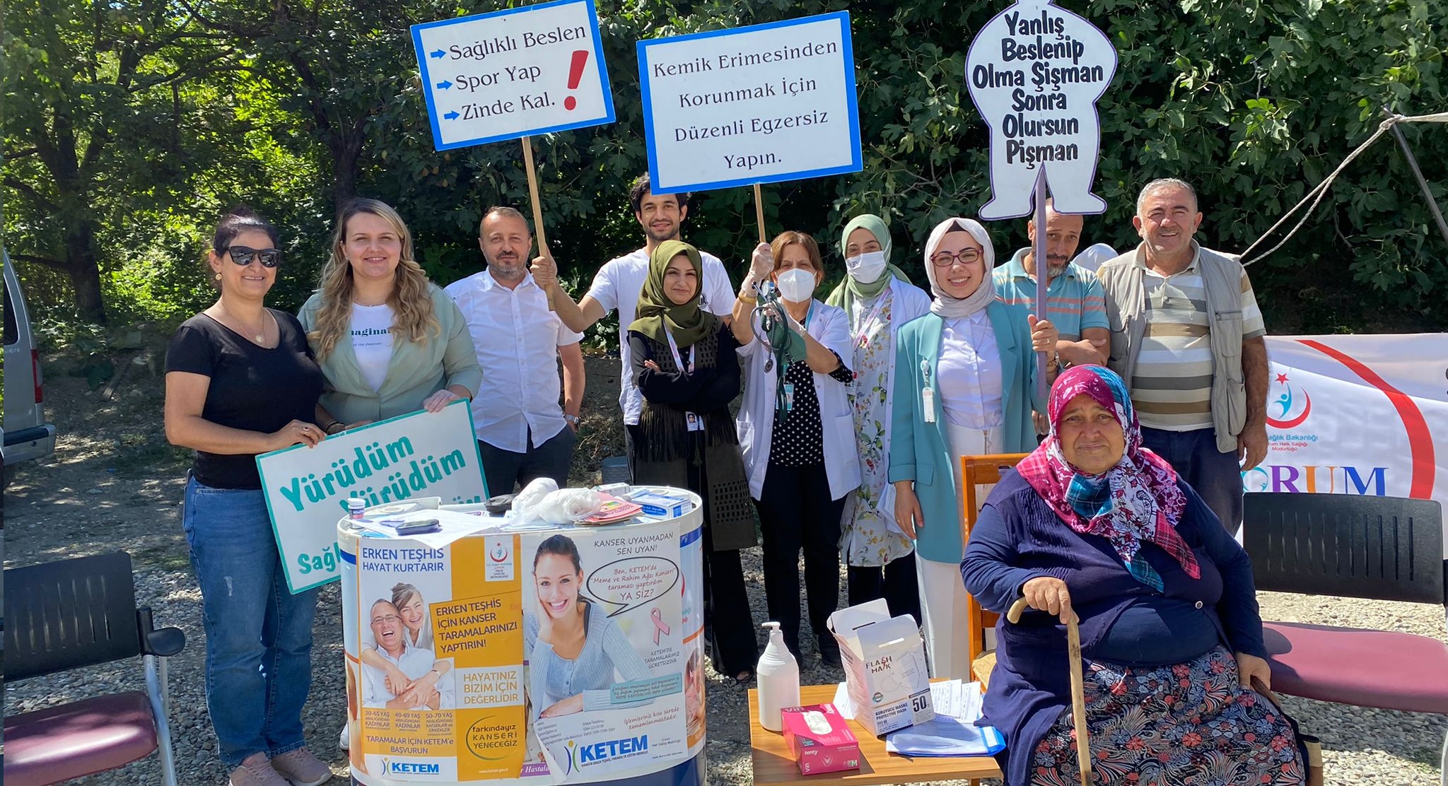 İSM VATANDAŞLARI KANSER TARAMALARI HAKKINDA BİLGİLENDİRDİ