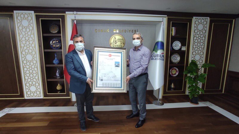 NECMİ AKKOCA’DAN ÇUBUK BELEDİYESİ’NE ZİYARET