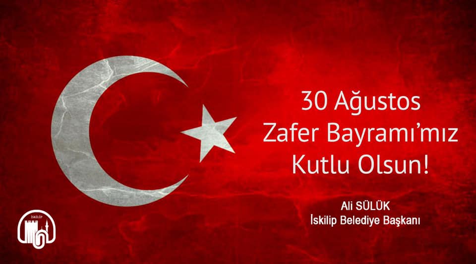  BELEDİYE BAŞKANI ALİ SÜLÜK’ÜN ZAFER BAYRAMI  MESAJI