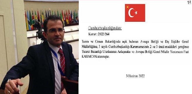 FUAT KASIMCAN GENEL MÜDÜR OLDU
