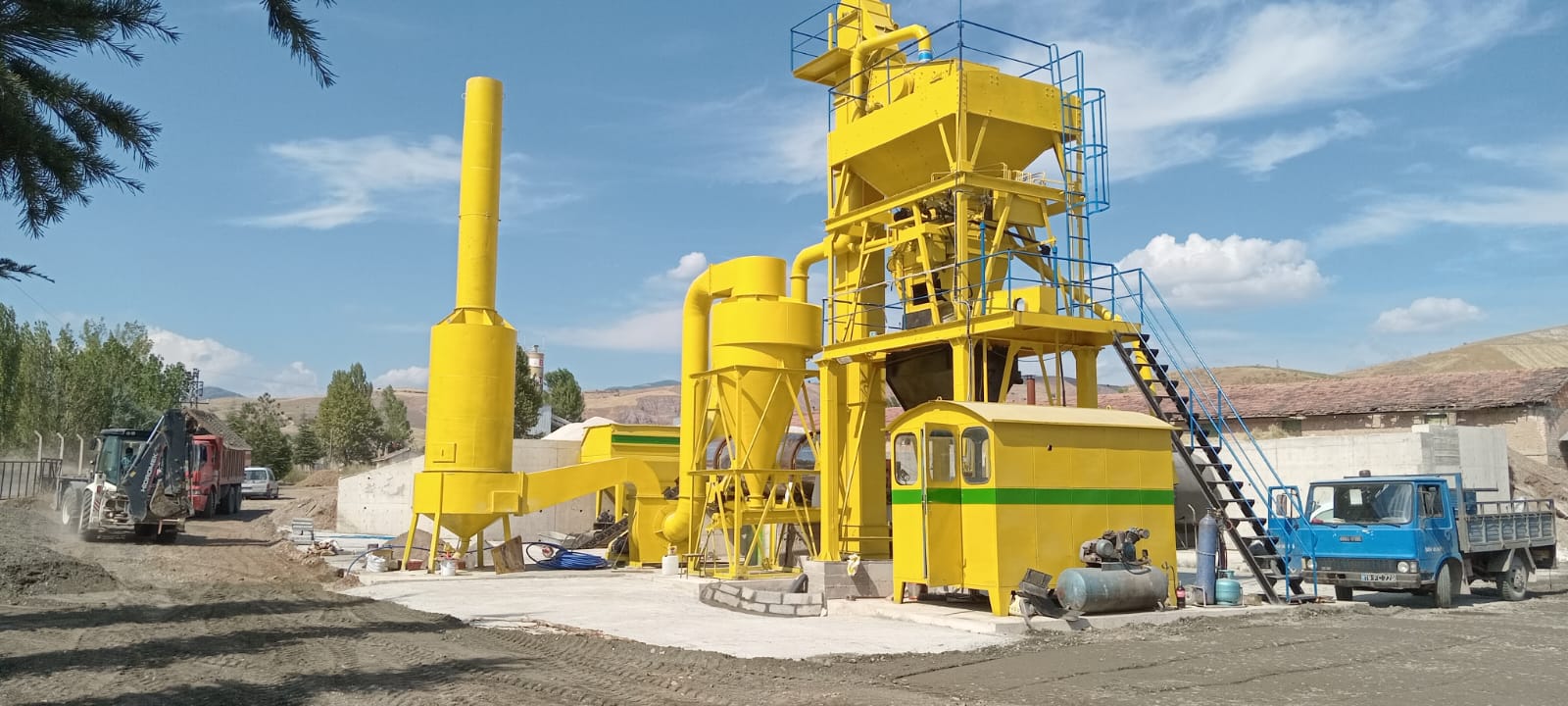 ASFALT ÜRETİM TESİSİ KURULUMUNDA SONA GELİNDİ