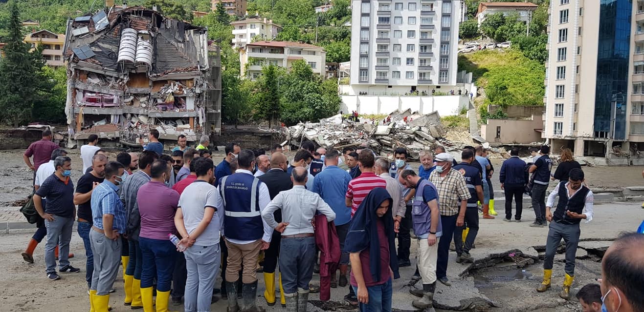 KAVUNCU AFET BÖLGESİNDE