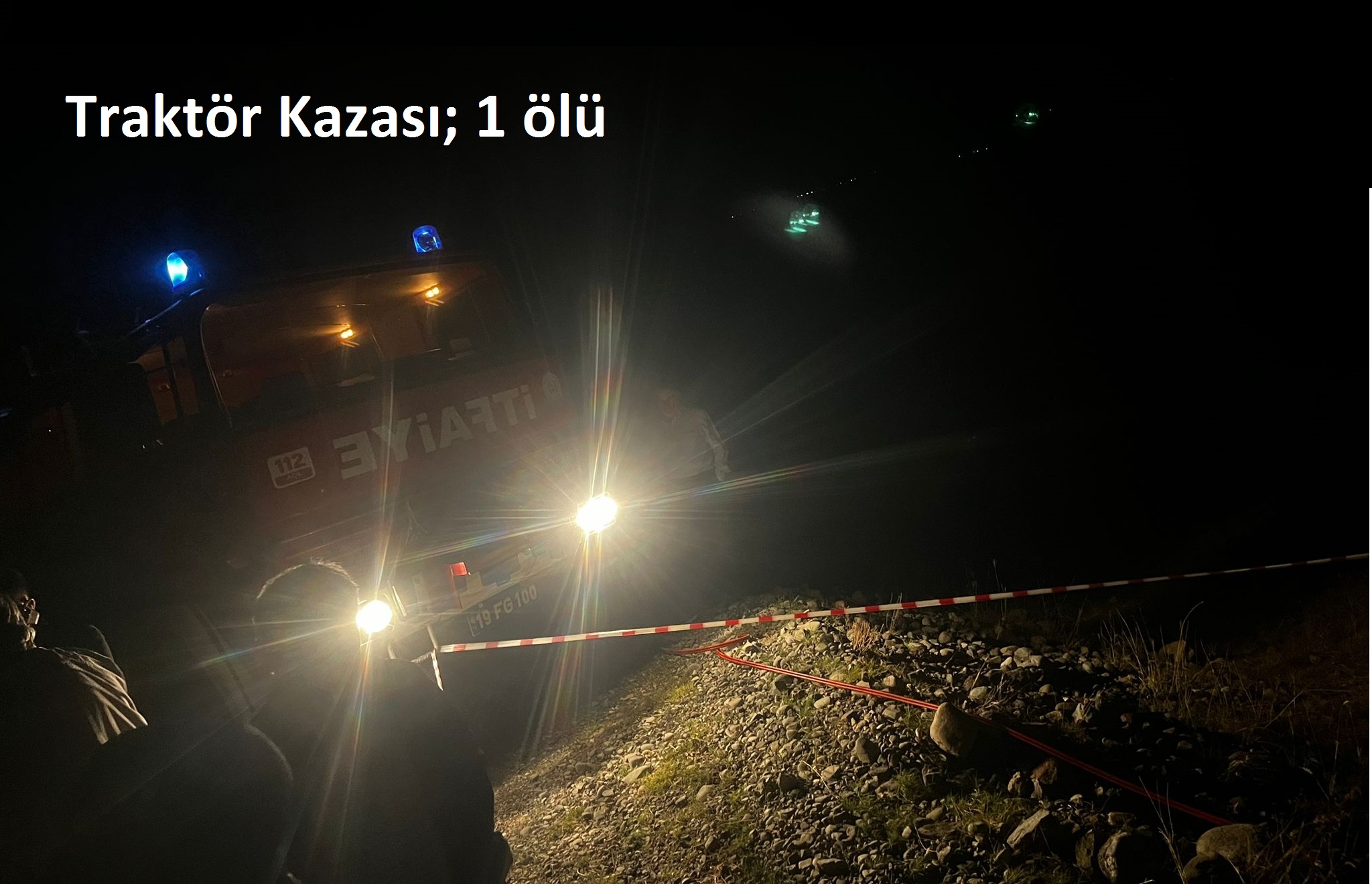 Traktör kazasında 1 kişi hayatını kaybetti 