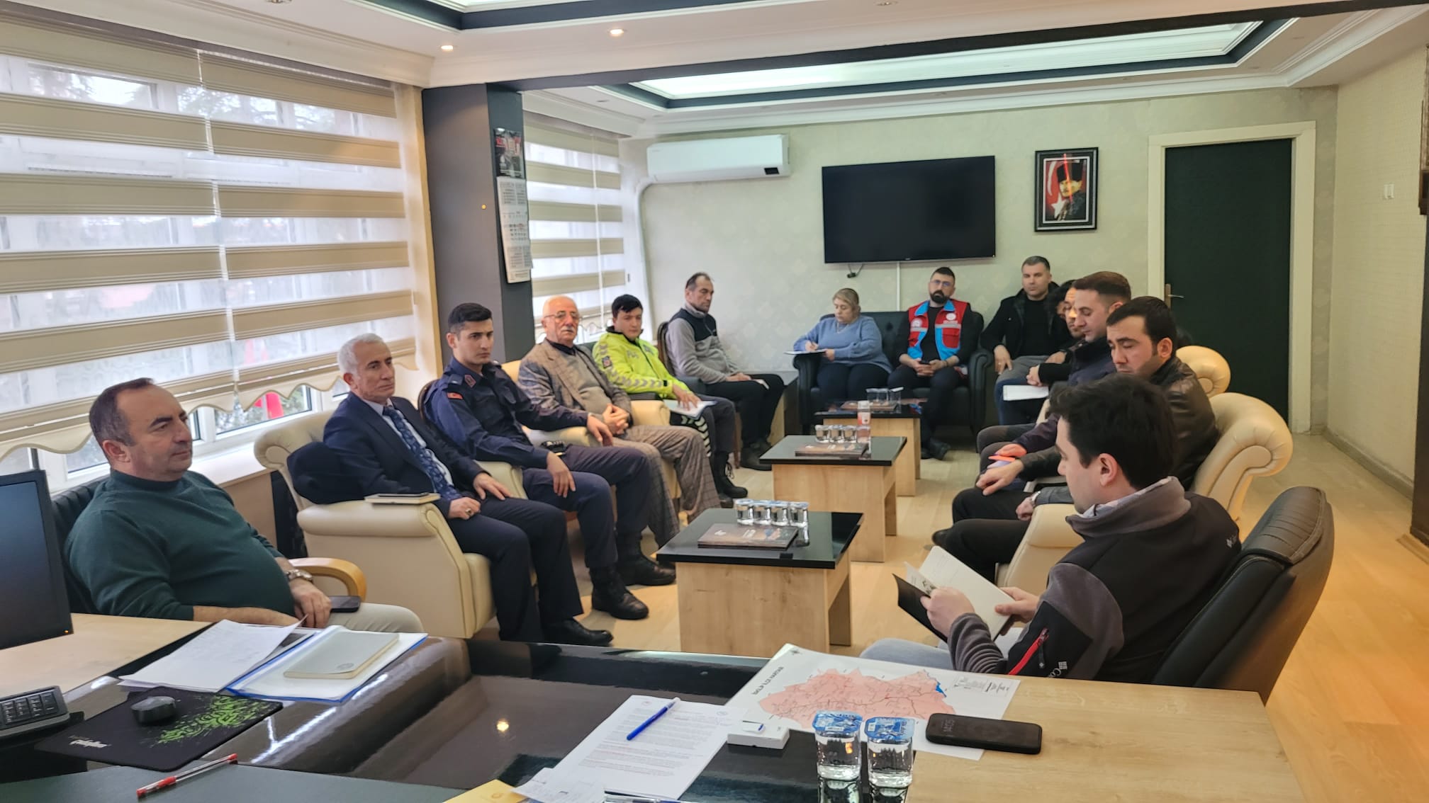 KIŞ MEVSİMİNDE ALINACAK TEDBİRLER GÖRÜŞÜLDÜ