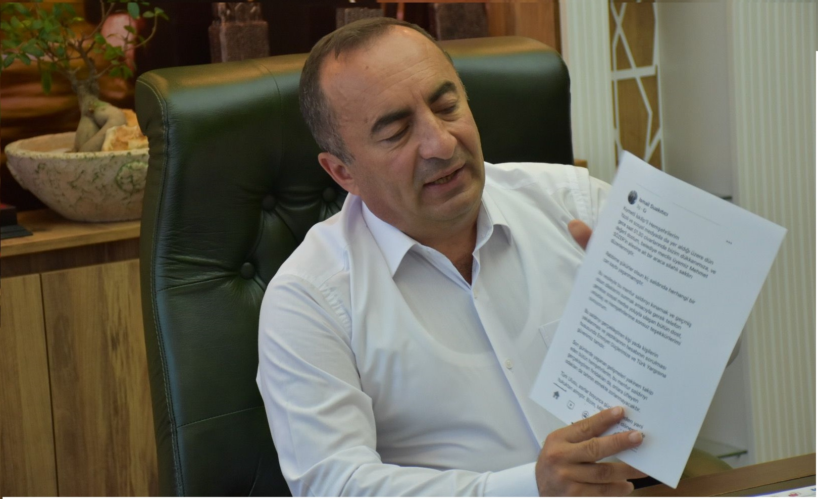 ALİ SÜLÜK TEFTİŞ RAPORUNU KAMUOYU İLE PAYLAŞTI 