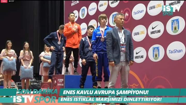 ENES, AVRUPA ŞAMPİYONU OLDU.