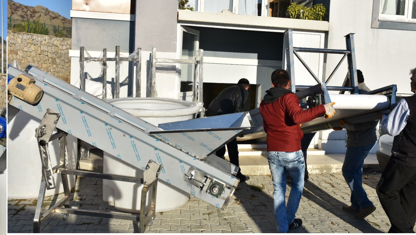 TURŞU FABRİKASININ EKİPMANLARI GELDİ