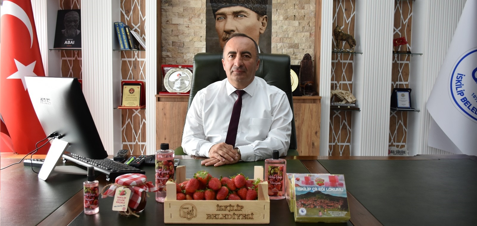 ALİ SÜLÜK; “BÖLGEMİZDE ORGANİK ÇİLEK ÜRETİMİ YAPILAN TEK İLÇEYİZ” 