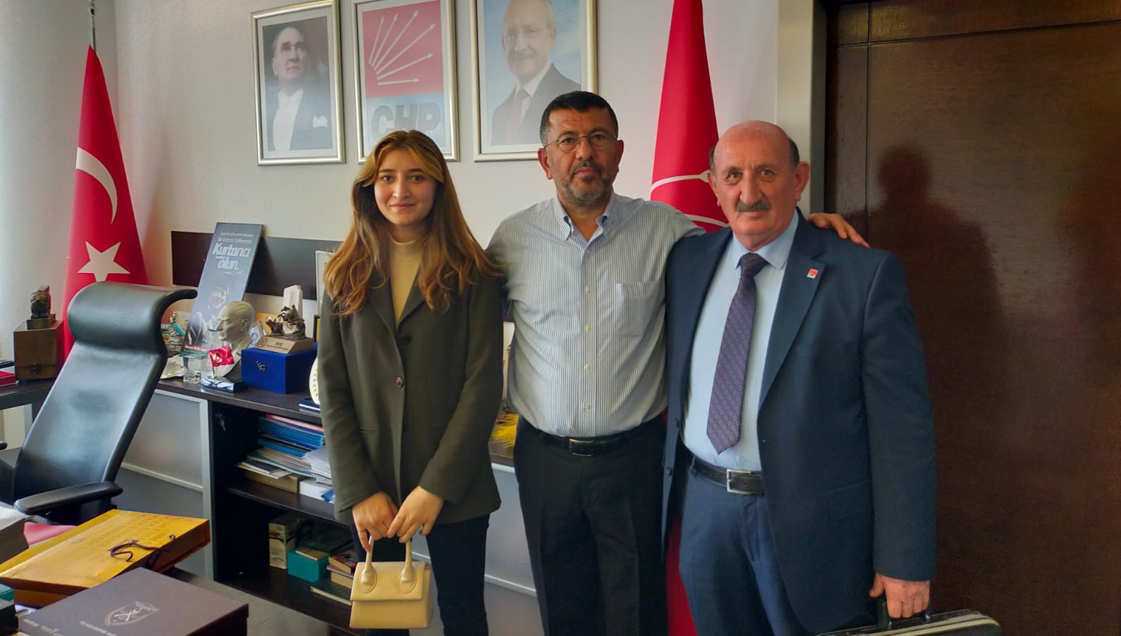 HEMŞEHRİMİZ TALİP EKEN CHP GENEL MERKEZİNE BAŞVURUSUNU YAPTI