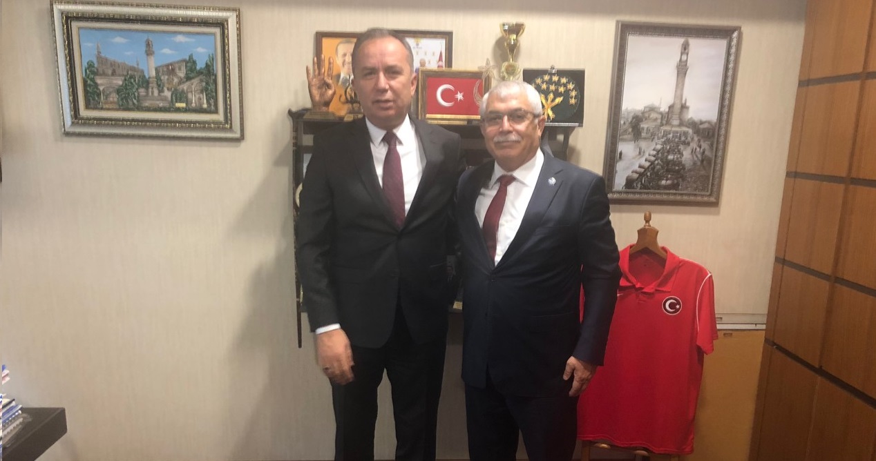 YÜCEL SAYGI'DAN MİLLETVEKİLİ CEYLAN'A TEŞEKKÜR ZİYARETİ 