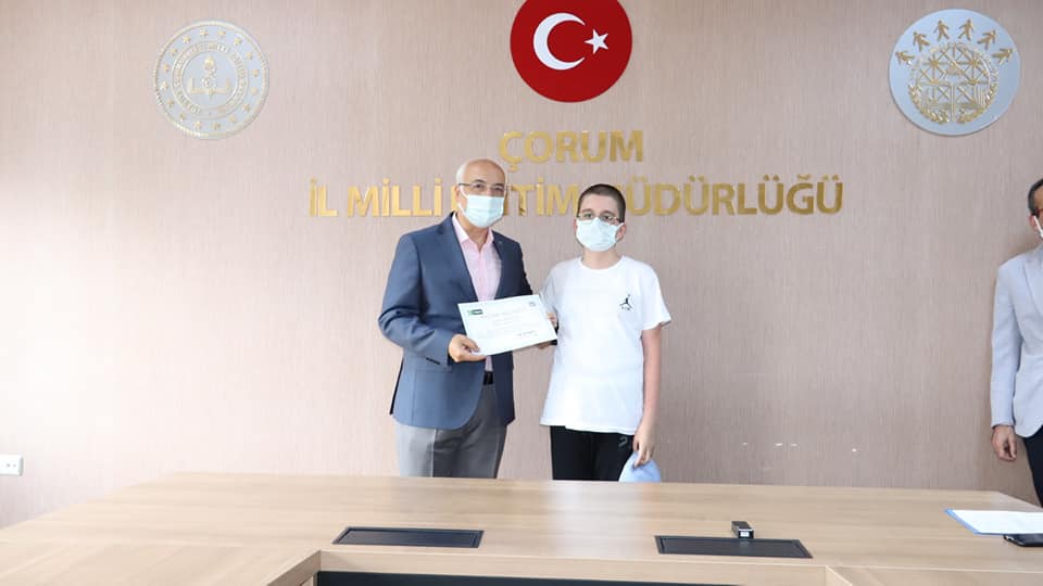 ALİ EREN BABACAN İL BİRİNCİSİ