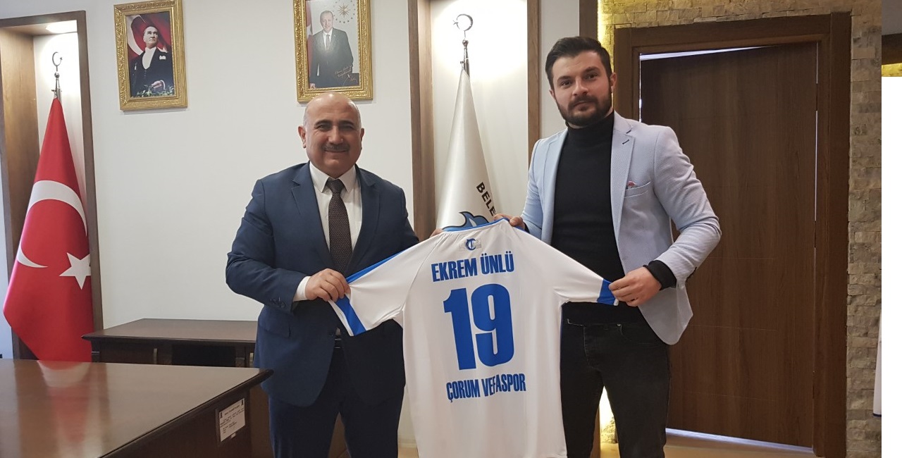  ÇORUM VEFASPOR’DAN EKREM ÜNLÜ’YE ZİYARET