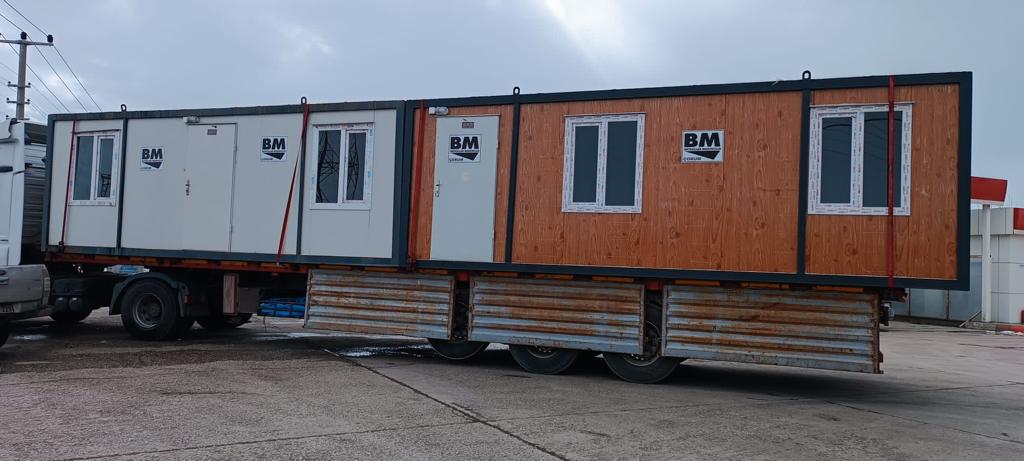 BAYKALLAR MADENCİLİKTEN İKİ KONTEYNER EV 