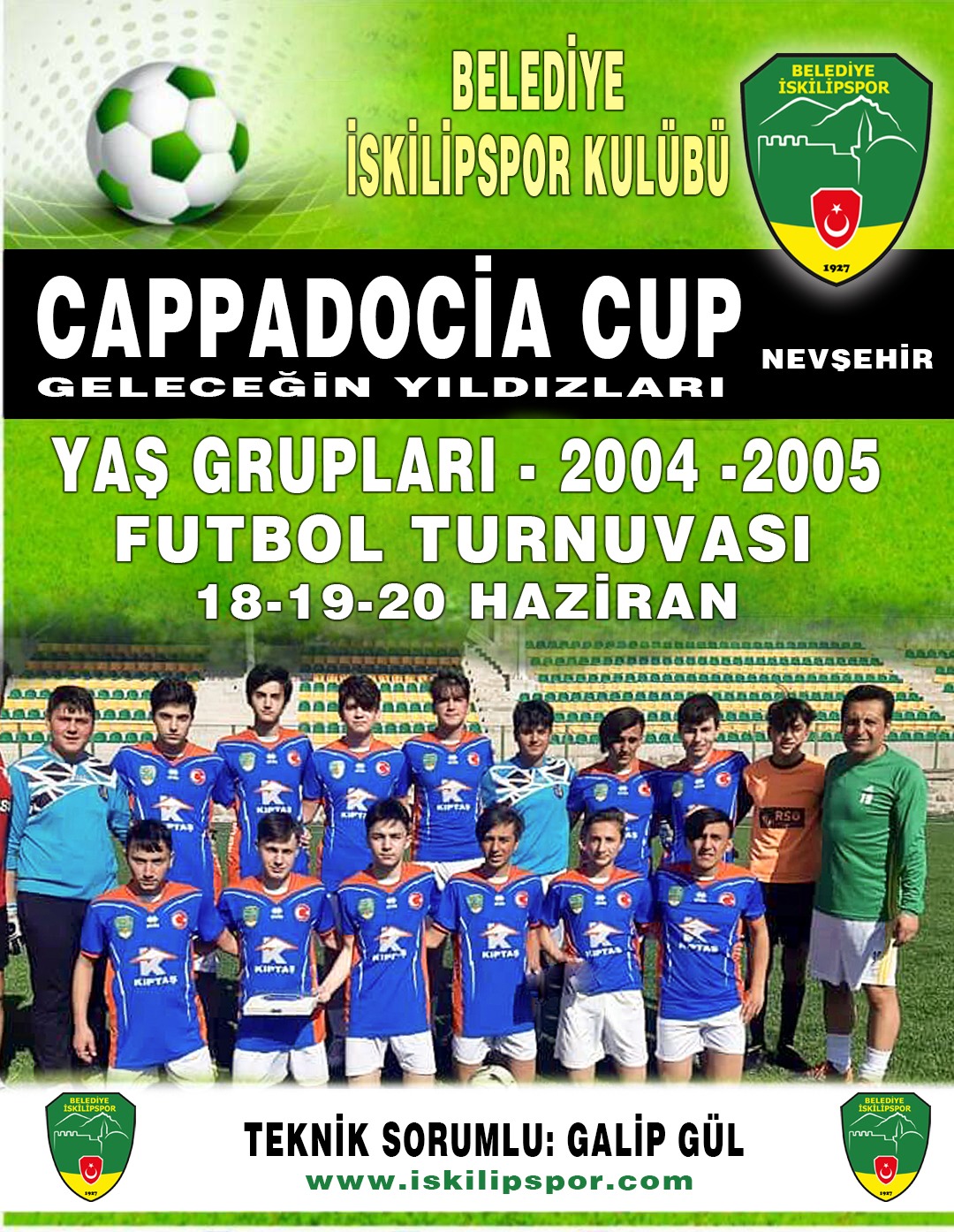 BELEDİYE İSKİLİPSPOR “GELECEĞİN YILDIZLARI” TURNUVASINA KATILIYOR