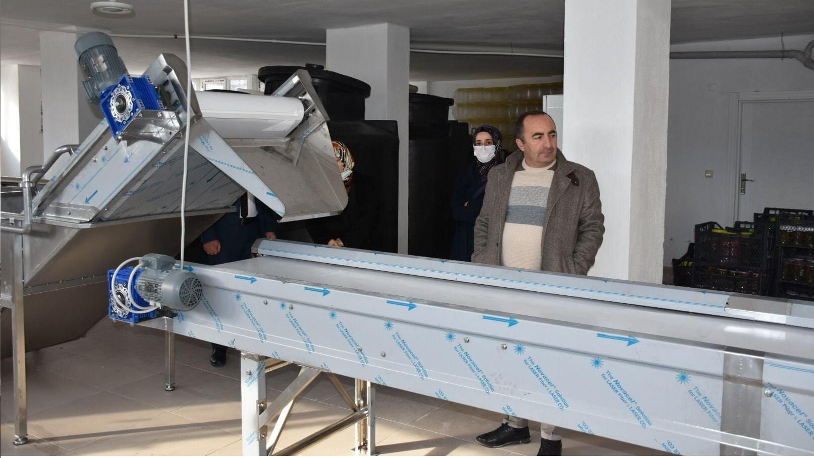 BAŞKAN SÜLÜK TURŞU ATÖLYESİNDE İNCELEMELERDE BULUNDU