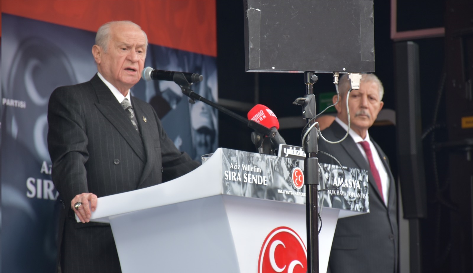 AMASYA MİTİNGİNE İSKİLİP'TEN YOĞUN KATILIM