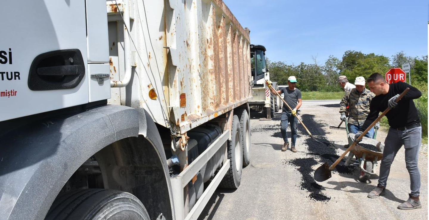 CEZAEVİ YOLU ONARILDI