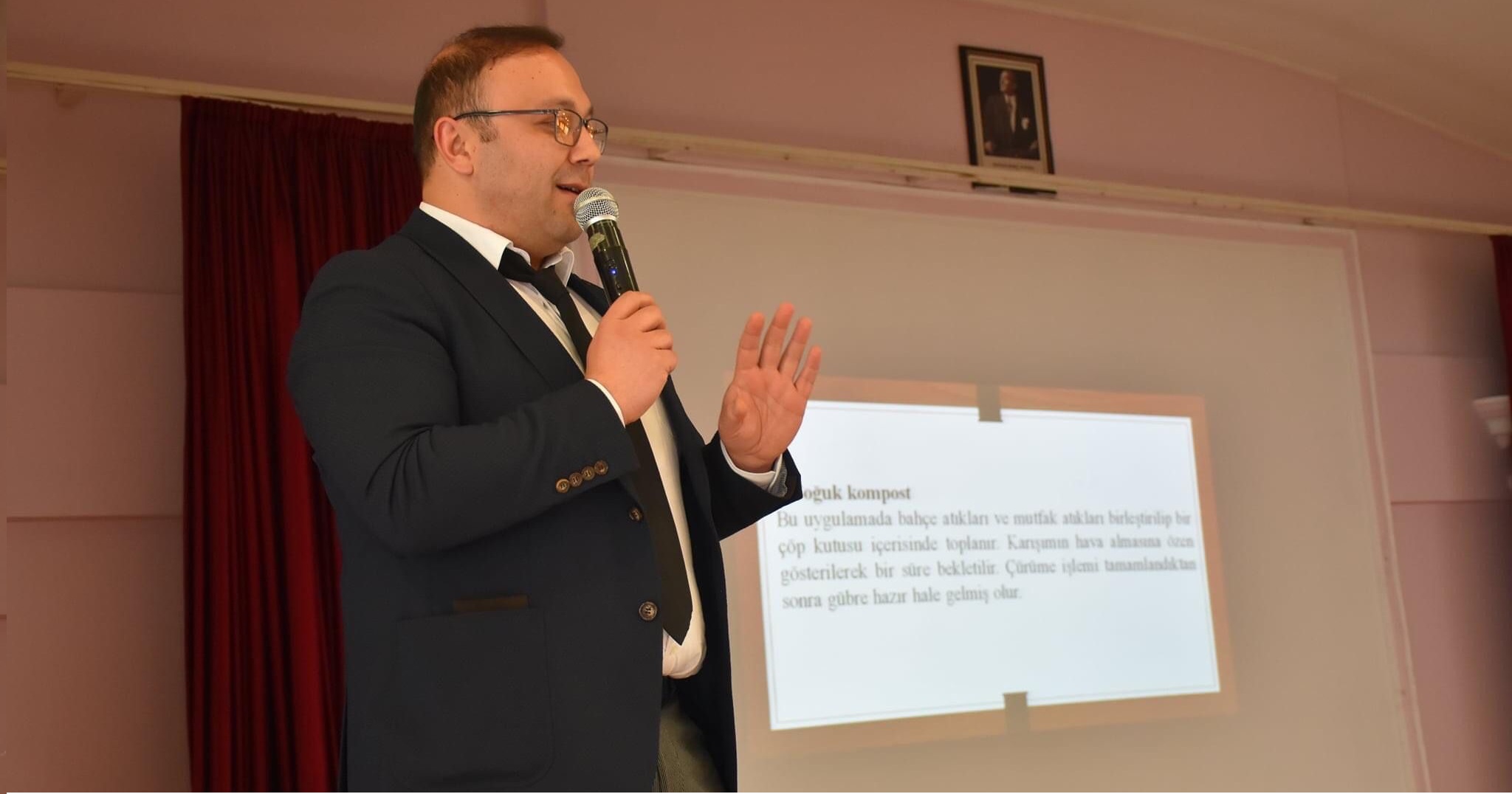 	 MUHAMMED ÇAM ÇEVRE BİLİNCİ EĞİTİMİ VERDİ