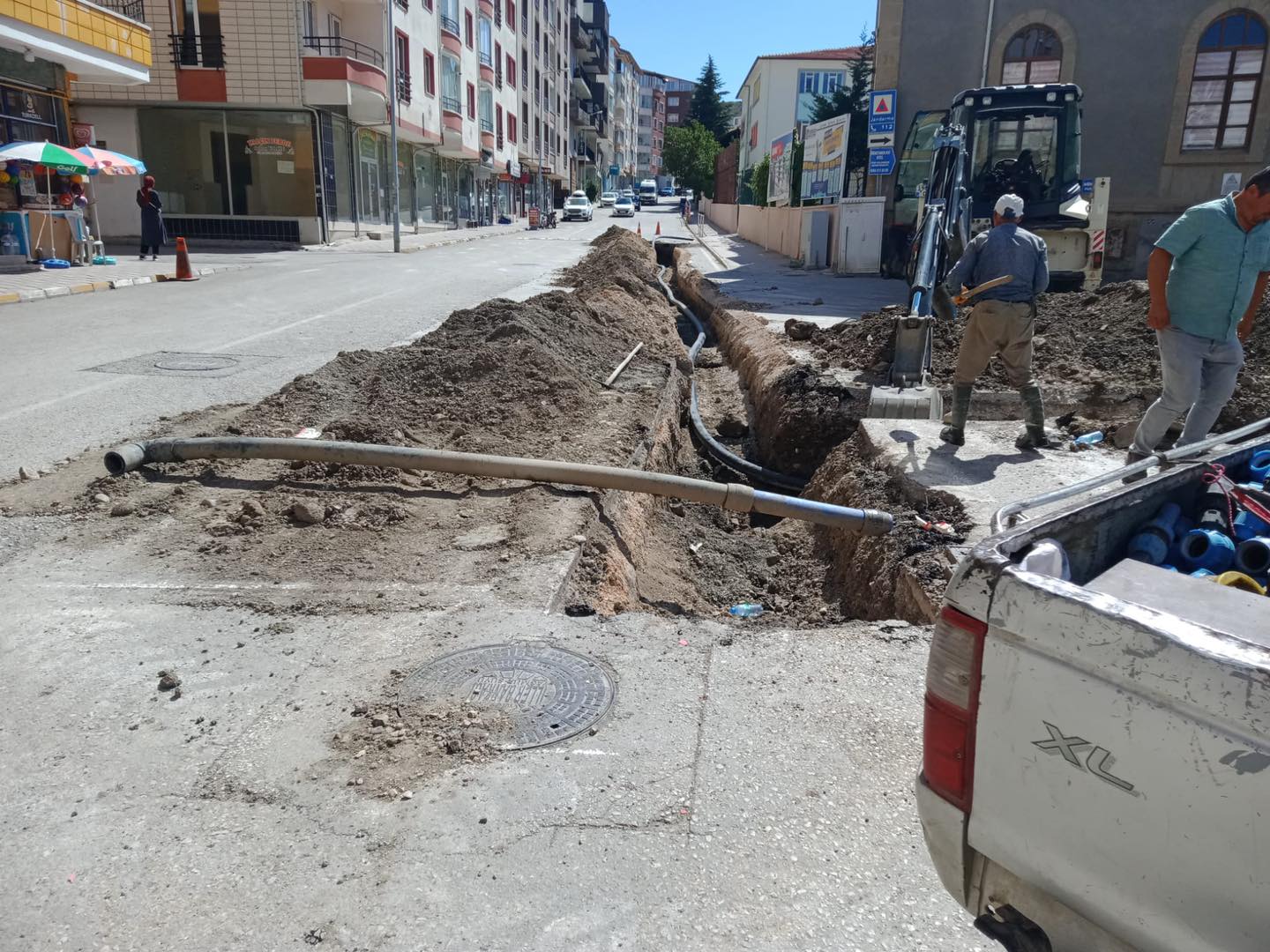 İÇME SUYU İSALE HATTI YENİLENİYOR