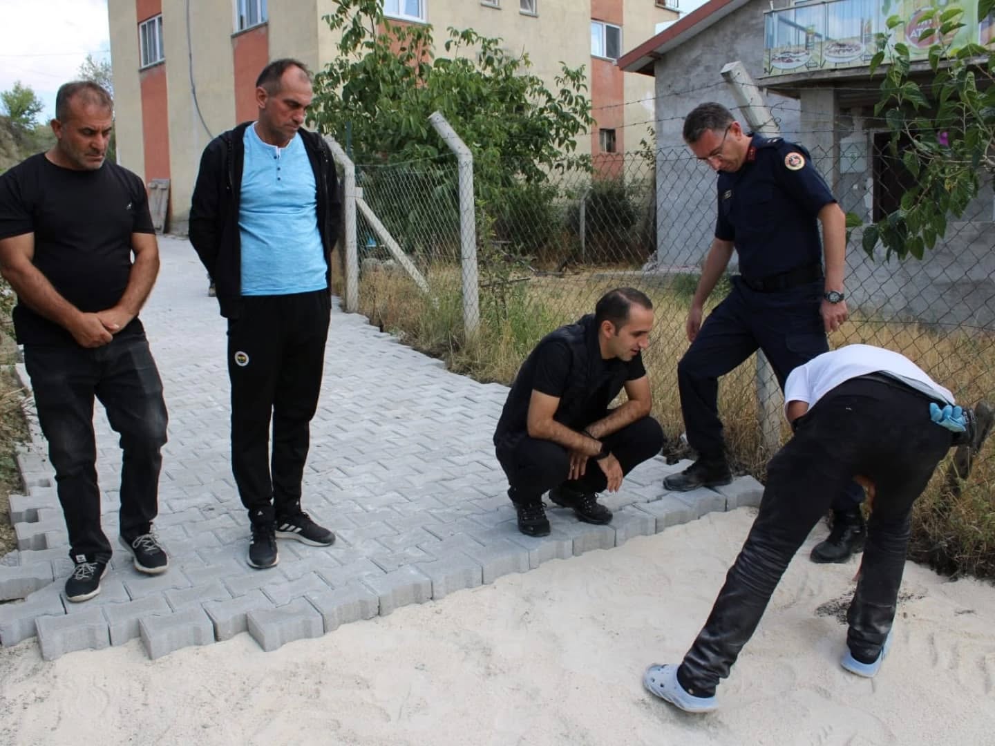 KAYMAKAM POLAT, YOL ÇALIŞMALARINI İNCELEDİ