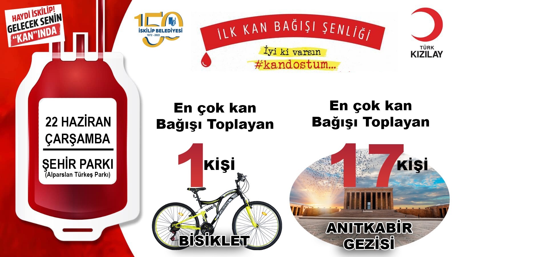  KAN BAĞIŞ ŞENLİĞİ YARIN BAŞLIYOR