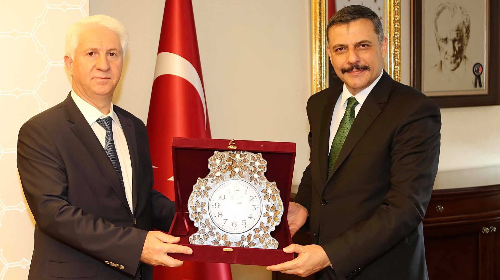 HASAN TAHSİN GÖKCAN VALİ ÇİFTÇİ’Yİ ZİYARET ETTİ