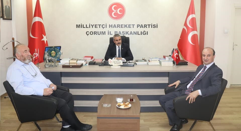 MHP MYK ÜYESİ AZKUR ÇORUM’A GELDİ