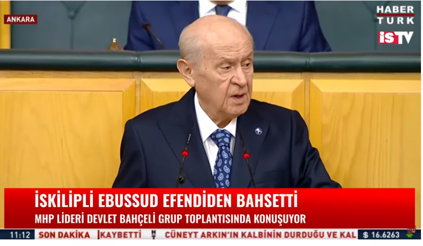 MHP LİDERİ İSKİLİPLİ EBUSSSUUD EFENDİ’NİN KISSASINI ANLATTI