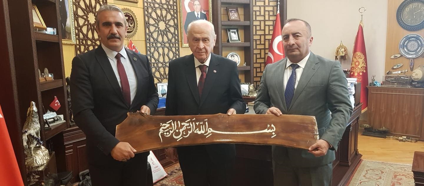 MHP LİDERİ BAHÇELİ’YE KUTLAMA ZİYARETİ