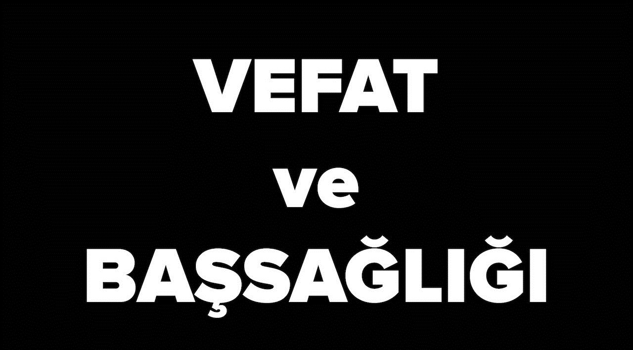 HÜSEYİN İSKENDEROĞLU ANNESİNİ KAYBETTİ