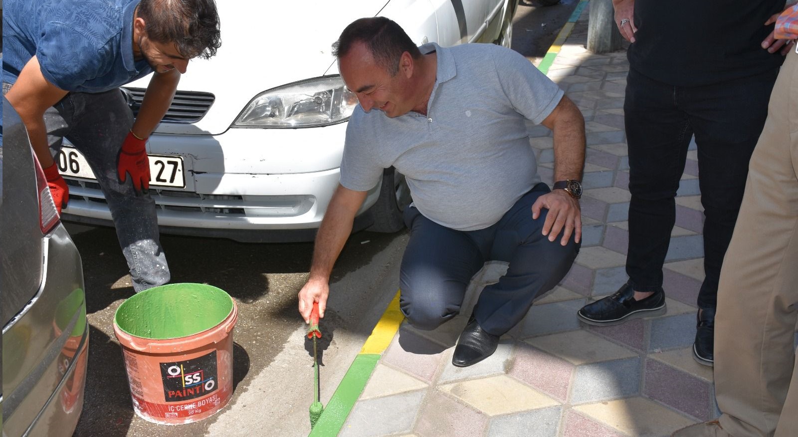 BAŞKAN ALİ SÜLÜK BORDÜR TAŞI BOYADI 