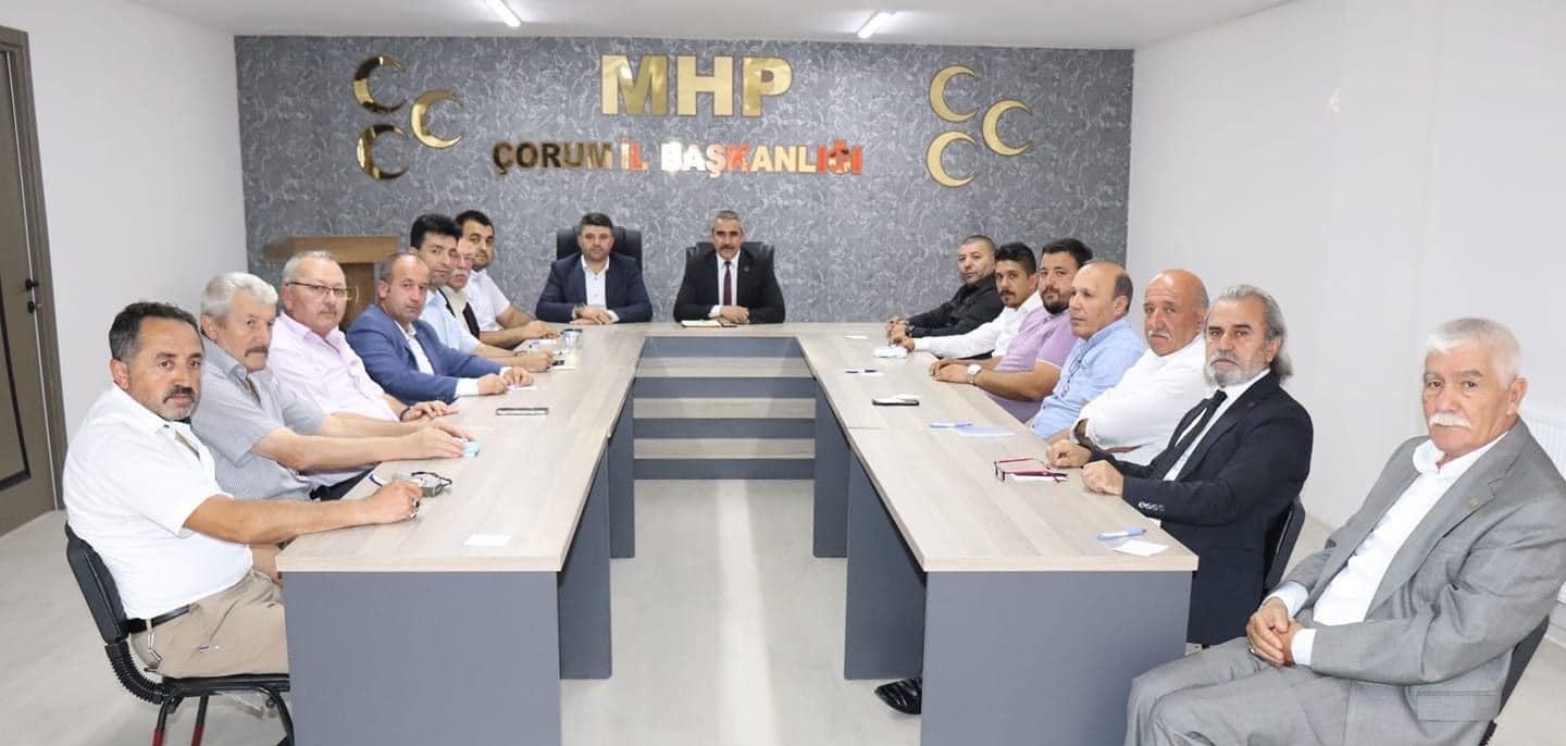 MHP İLÇE BAŞKANLARININ ORTAK BASIN AÇIKLAMASI