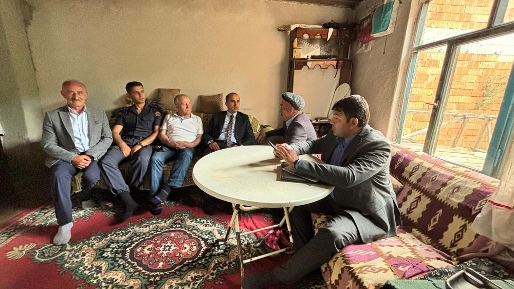 Kaymakam Ramazan Polat Kıbrıs Gazilerini ziyaret etti